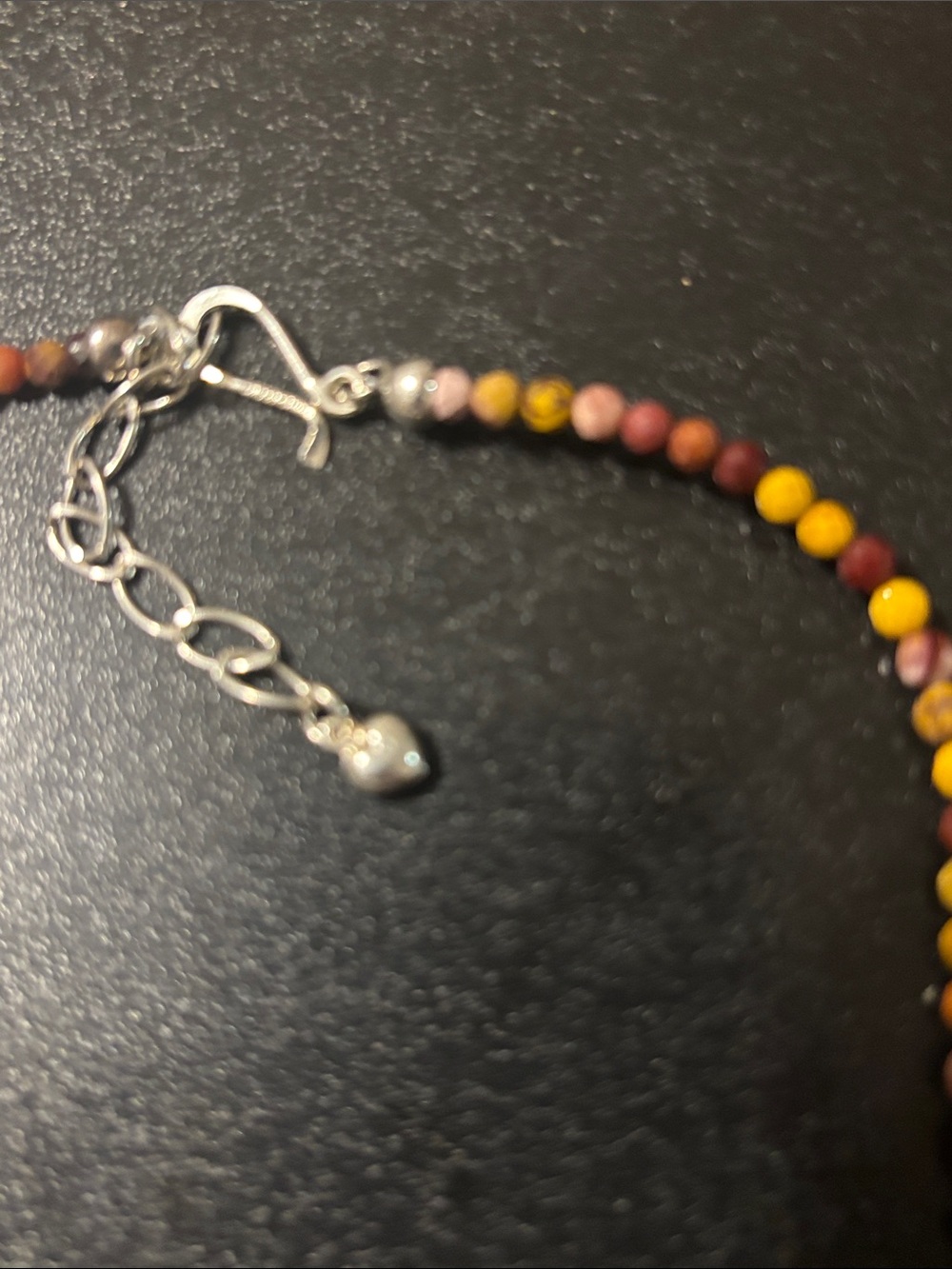 Jay King Multicolor Faceted Stone Bead Necklace - Yellow, Brown & Coral Earth - Picture 7 of 14